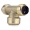 Apollo 1/2 in. CTS x 1/2 in. CTS x 1/2 in. IPS Brass Push-To-Connect Slip Tee FSBT1212IPS12 - alternate 1